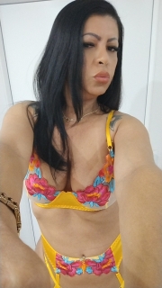 Trans Esther a devoradora de cuzinho...100% reais 