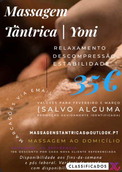 Massagem Tântrica | Massagem Yoni | 35€