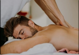 Massagem relaxante com finalização 